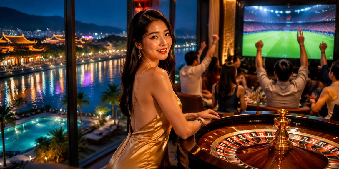 Người chơi vui vẻ cân bằng trong cá cược